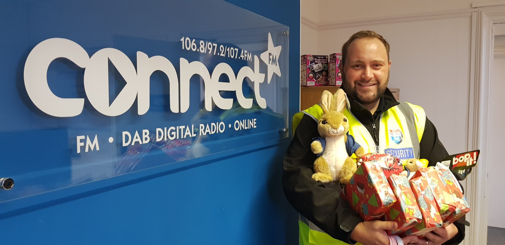 Connect FM toy appeal banner
